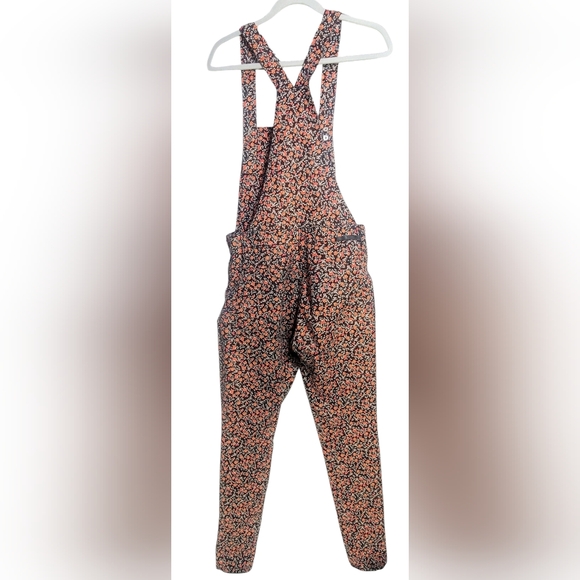 Micro Floral Allover Print Cottage-Core Overalls Jumper Size 8 hippie - Picture 8 of 15